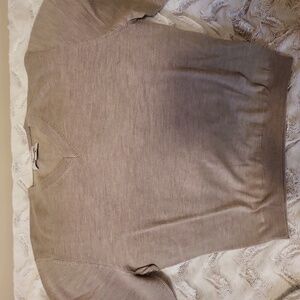 Joseph Abboud Mens XL 100% Merino wool Beige Sweater